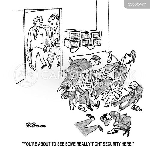 Corporate Security Cartoons And Comics Funny Pictures From CartoonStock