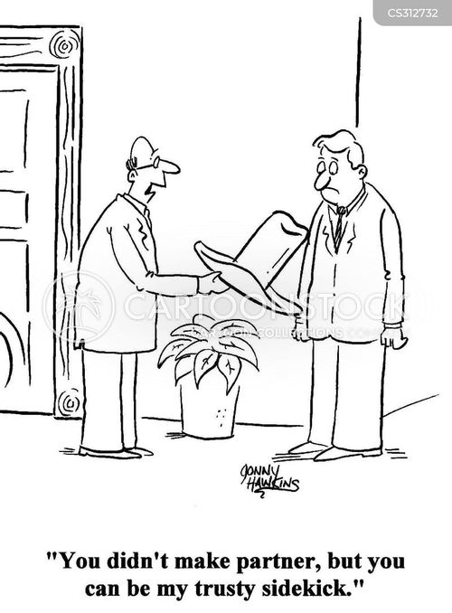 Side Kick Cartoons and Comics funny pictures from CartoonStock