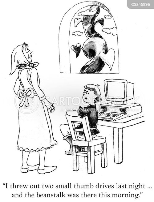 Thumb Drive Cartoons and Comics funny pictures from CartoonStock