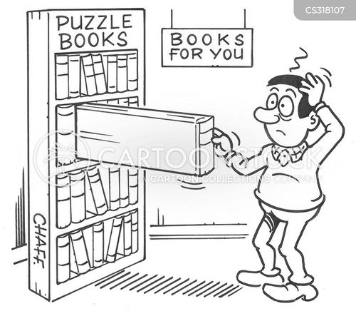 Puzzle Books Cartoons and Comics funny pictures from CartoonStock