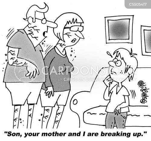 Family Breakdown Cartoons and Comics - funny pictures from CartoonStock
