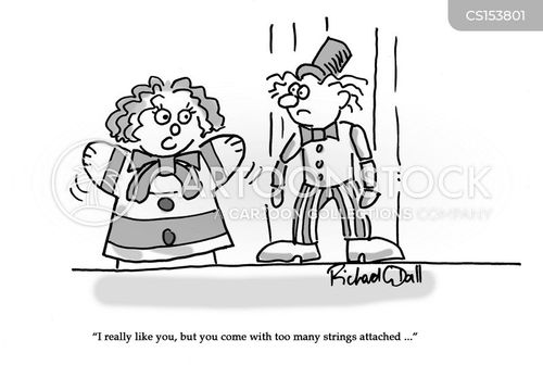 Strings Attached Cartoons and Comics funny pictures from CartoonStock