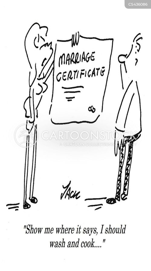 Marriage Certificates Cartoons and Comics funny pictures from