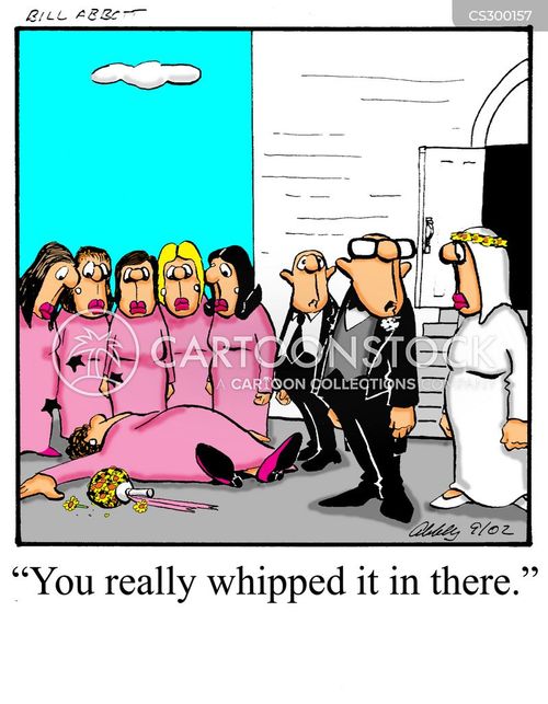 Bridesmaid Dress Cartoons and Comics - funny pictures from CartoonStock