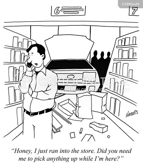 Running Errands Cartoons and Comics funny pictures from CartoonStock