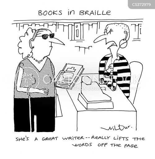 Braille Cartoons and Comics funny pictures from CartoonStock