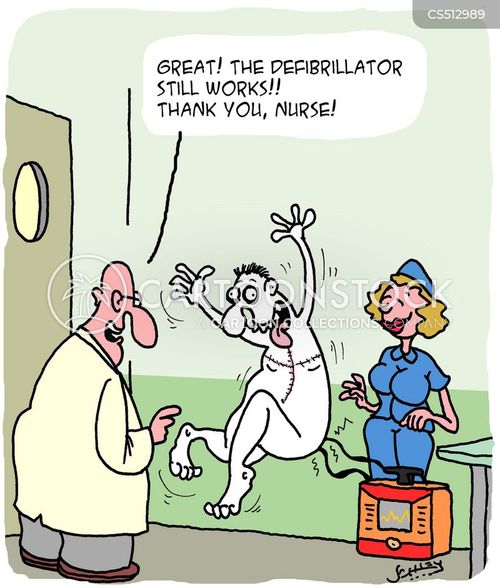 Defibrillator Cartoons and Comics funny pictures from CartoonStock