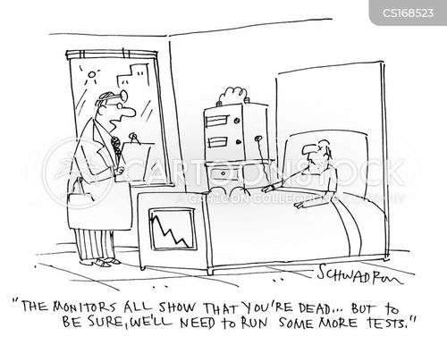 Cartoon – The Monitors all show that you're Dead | HENRY KOTULA