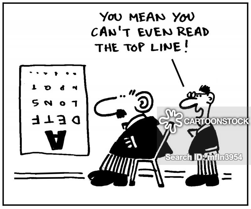 Optic Cartoons and Comics funny pictures from CartoonStock