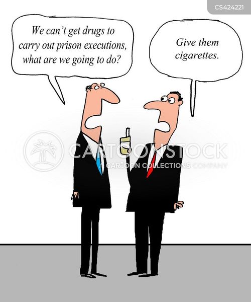 Lethal Injection Cartoons and Comics funny pictures from CartoonStock