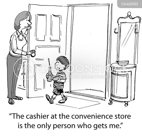 Convenience Store Cartoons and Comics funny pictures from CartoonStock