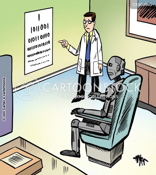 Binary Code Cartoons and Comics - funny pictures from CartoonStock image.