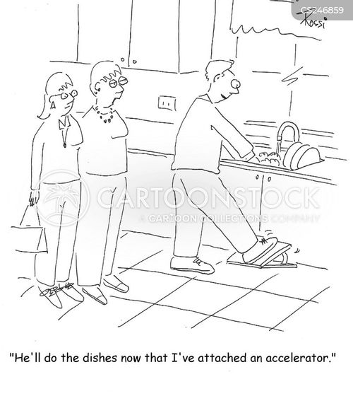 Dirty Dishes Cartoons and Comics funny pictures from CartoonStock