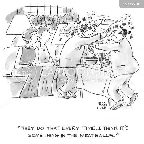 Meatball Cartoons and Comics funny pictures from CartoonStock