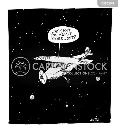 Getting Lost Cartoons and Comics funny pictures from CartoonStock