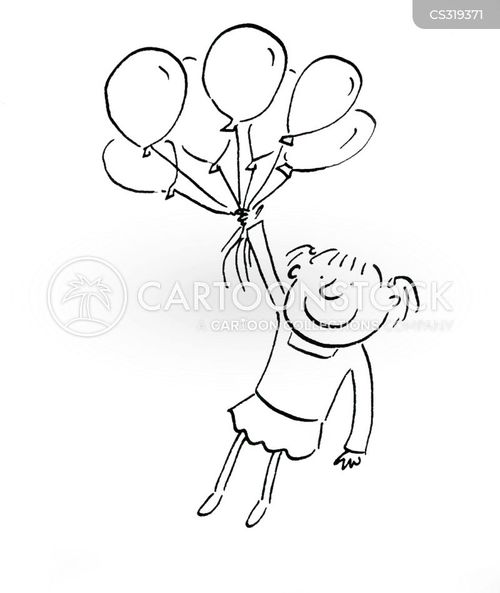 Flout Example Cartoon Floats Away Cartoons and Comics - funny pictures from CartoonStock
