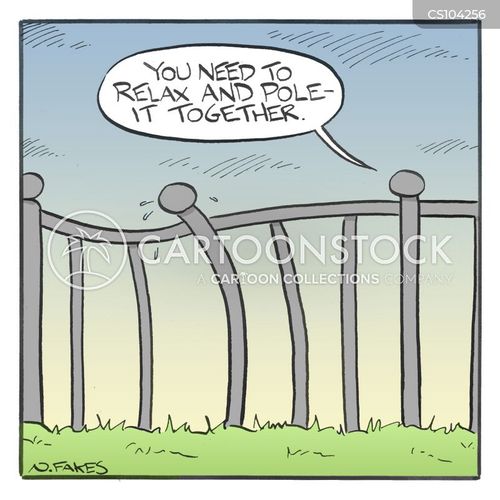 Railings Cartoons and Comics funny pictures from CartoonStock