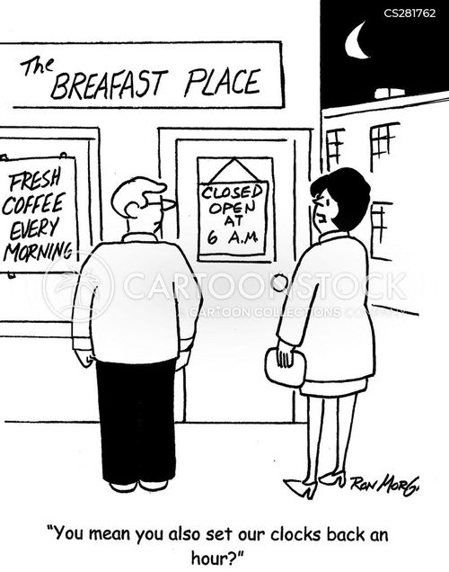 Clock Changing Cartoons and Comics funny pictures from CartoonStock