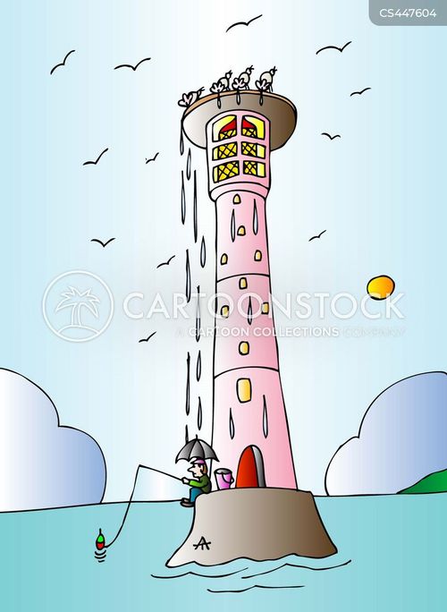 Lighthouse Cartoons and Comics funny pictures from CartoonStock