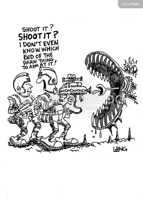 Aliens Cartoons and Comics - funny pictures from CartoonStock