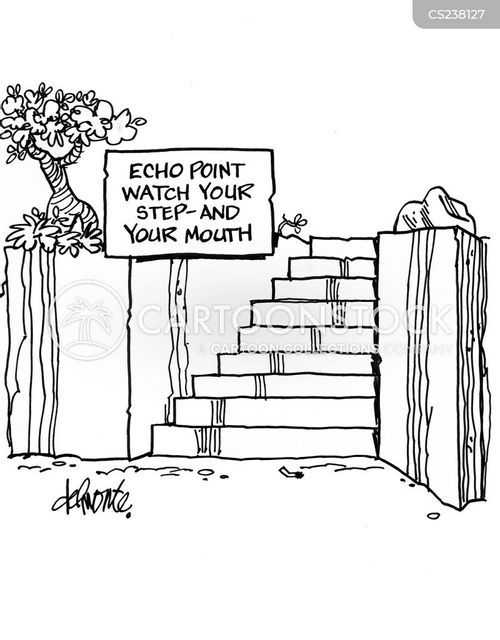 Echo Points Cartoons and Comics funny pictures from CartoonStock