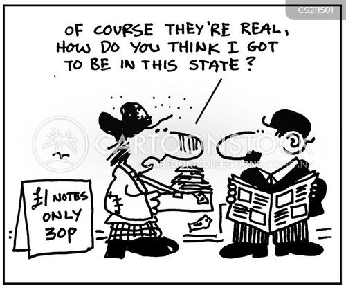 Fake Money Cartoons and Comics - funny pictures from CartoonStock
