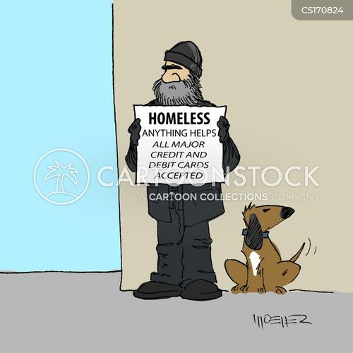 Homeless People Cartoons and Comics funny pictures from CartoonStock