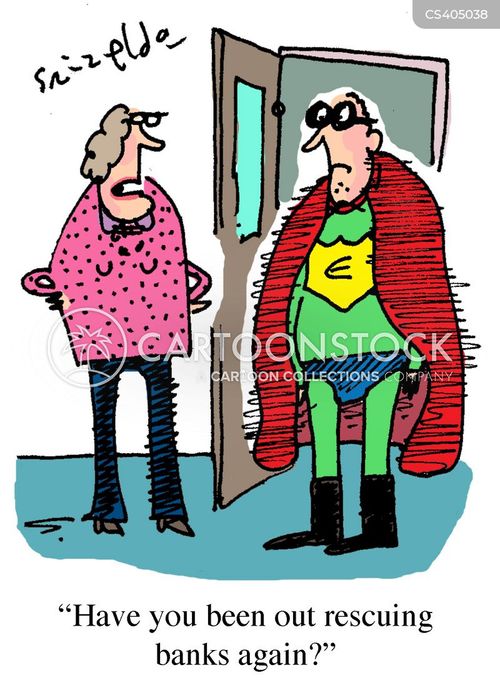 Financial Vulnerability Cartoon Economic Savior Cartoons and Comics - funny pictures from CartoonStock