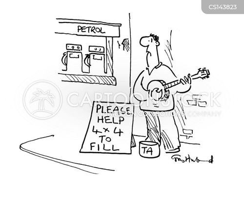 Gas Guzzling Cartoons and Comics funny pictures from CartoonStock