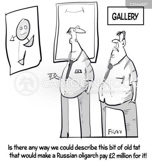 Art Dealers Cartoons and Comics funny pictures from CartoonStock