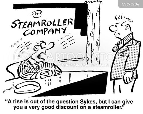 Steam Rally Cartoon Steamroller Cartoons and Comics - funny pictures from CartoonStock