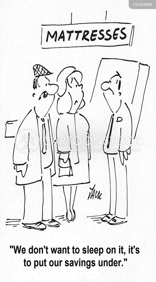 Mattress Cartoons and Comics funny pictures from CartoonStock