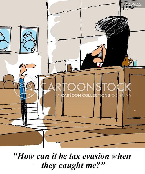 Tax Evasions Cartoons and Comics funny pictures from CartoonStock