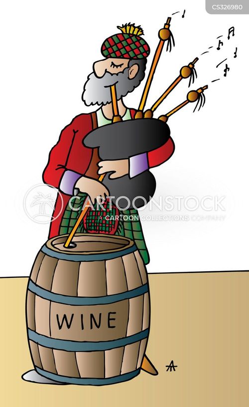 Bagpiper Cartoons and Comics funny pictures from CartoonStock