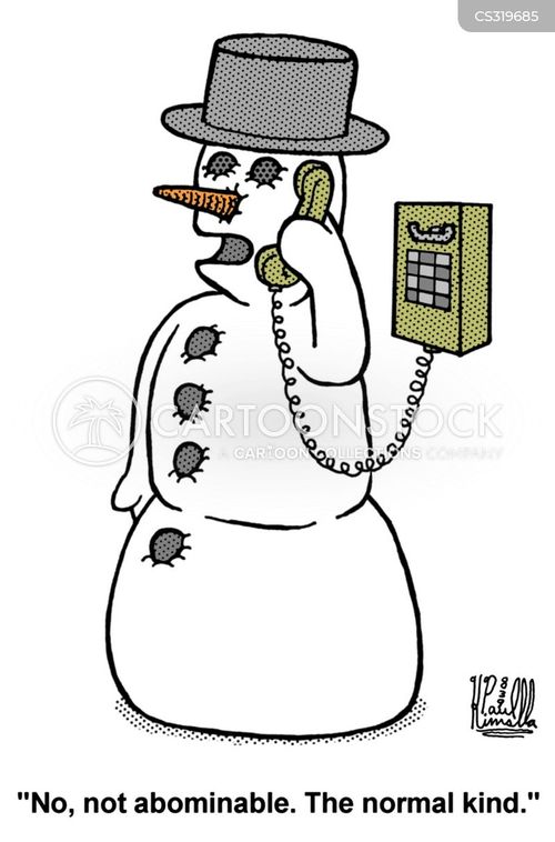 Abominable Snowmen Cartoons and Comics funny pictures from CartoonStock