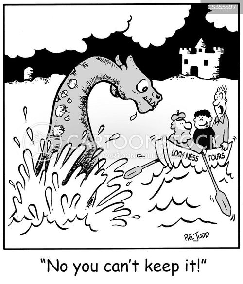 Lochness Cartoons and Comics funny pictures from CartoonStock