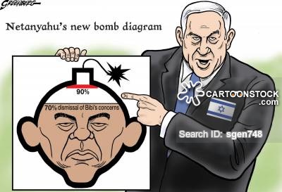 Image result for ISRAELI NUCLEAR BOMB CARTOON