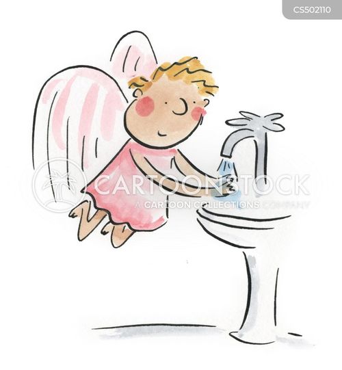 Washing Hands Cartoons and Comics - funny pictures from CartoonStock