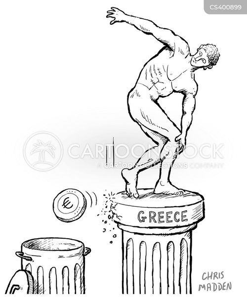 Discus Thrower Cartoons and Comics funny pictures from CartoonStock