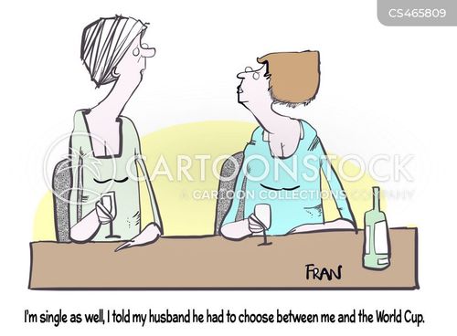 Sports Widow Cartoons and Comics funny pictures from CartoonStock