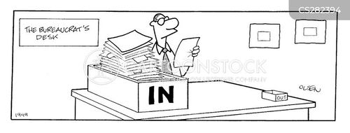 Paperwork Burden Cartoons and Comics - funny pictures from CartoonStock