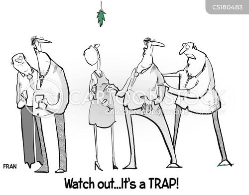 Mistletoe Cartoons And Comics Funny Pictures From Cartoonstock