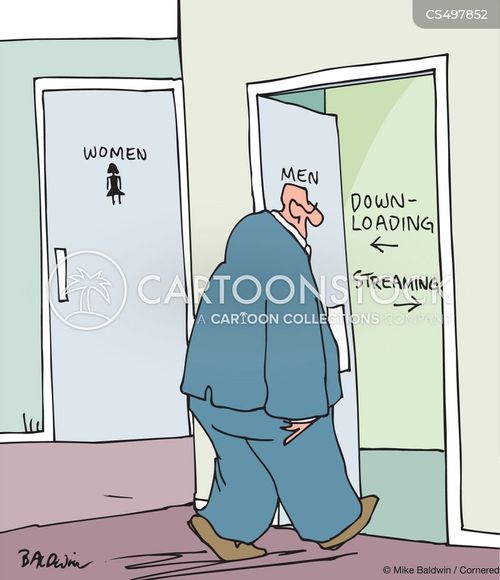 Bathroom Humor Cartoons and Comics funny pictures from CartoonStock