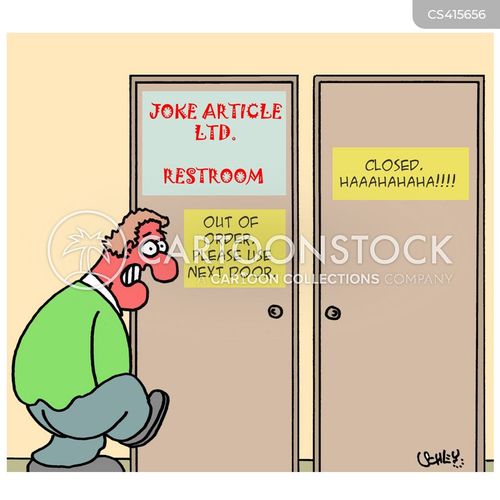 Loo Break Cartoons and Comics funny pictures from CartoonStock