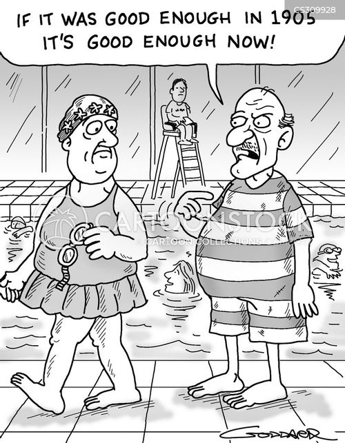 Swimwear Cartoons and Comics funny pictures from CartoonStock