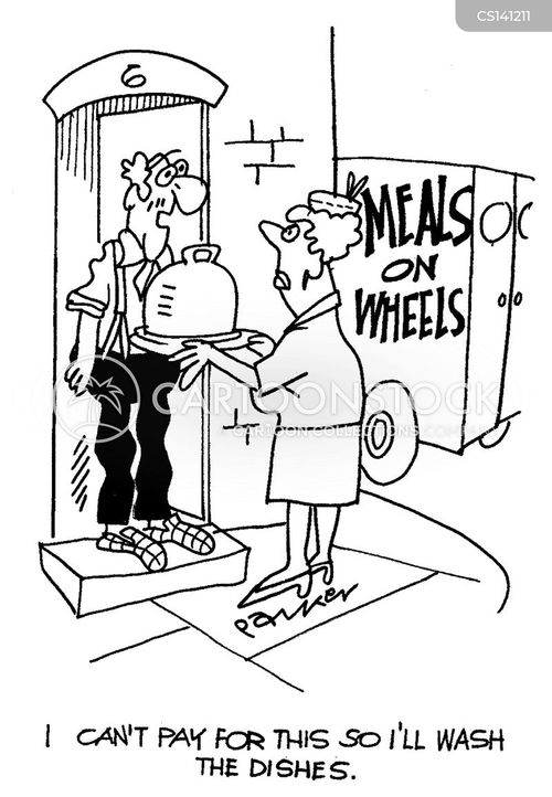Meals On Wheels Cartoons and Comics funny pictures from CartoonStock