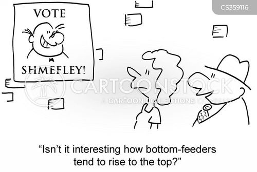 Bottom Feeder Cartoons and Comics funny pictures from CartoonStock