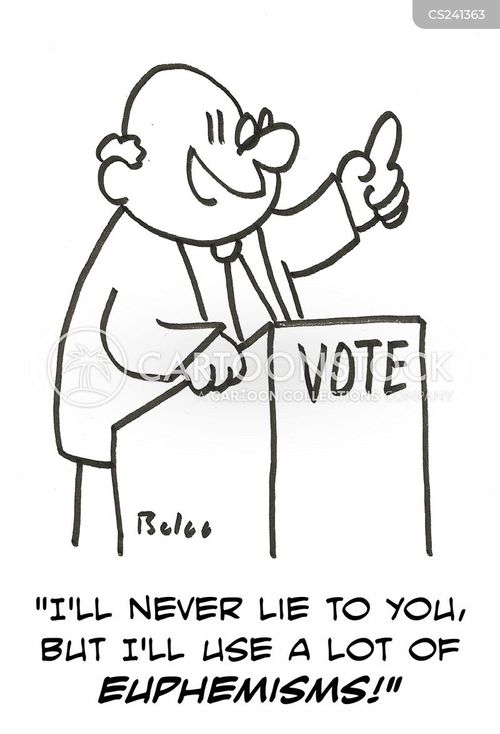 Euphemisms Cartoons and Comics - funny pictures from CartoonStock