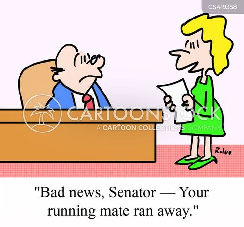 Running Mates Cartoons and Comics funny pictures from CartoonStock
