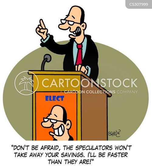 Speculator Cartoons and Comics funny pictures from CartoonStock